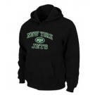 New York Jets Heart & Soul Pullover Hoodie Black