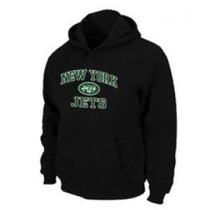 New York Jets Heart & Soul Pullover Hoodie Black