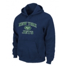 New York Jets Heart & Soul Pullover Hoodie D.Blue