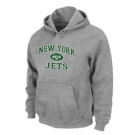 New York Jets Heart & Soul Pullover Hoodie Grey