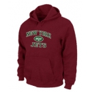 New York Jets Heart & Soul Pullover Hoodie Red