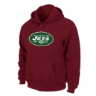 New York Jets Logo Pullover Hoodie RED