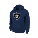 Oakland Raiders Logo Pullover Hoodie D.Blue