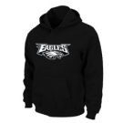 Philadelphia Eagles Authentic Logo Pullover Hoodie Black