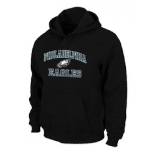 Philadelphia Eagles Heart & Soul Pullover Hoodie Black
