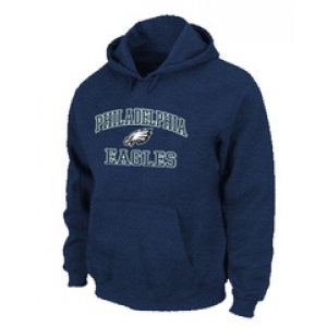 Philadelphia Eagles Heart & Soul Pullover Hoodie D.Blue