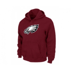 Philadelphia Eagles Logo Pullover Hoodie RED