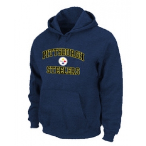 Pittsburgh Steelers Heart & Soul Pullover Hoodie D.Blue