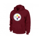 Pittsburgh Steelers Logo Pullover Hoodie RED