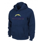 San Diego Chargers Authentic Logo Pullover Hoodie D.Blue