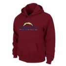 San Diego Chargers Authentic Logo Pullover Hoodie RED