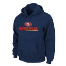 San Francisco 49ers Authentic Logo Pullover Hoodie D.Blue