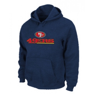San Francisco 49ers Authentic Logo Pullover Hoodie D.Blue
