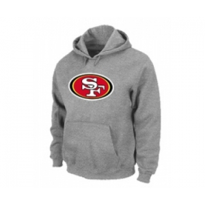 San Francisco 49ers Logo Pullover Hoodie Grey