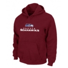 Seattle Seahawks Authentic Logo Pullover Hoodie RED