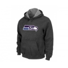 Seattle Seahawks Logo Pullover Hoodie D.Grey