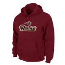 St. Louis Rams Authentic Logo Pullover Hoodie RED