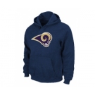 St.Louis Rams Logo Pullover Hoodie D.Blue