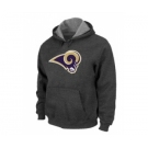 St.Louis Rams Logo Pullover Hoodie D.Grey