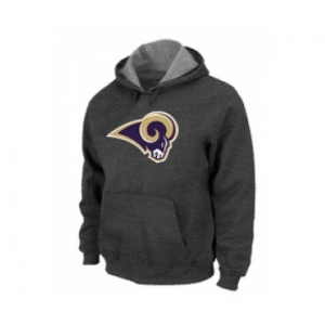 St.Louis Rams Logo Pullover Hoodie D.Grey