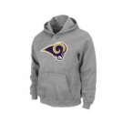 St.Louis Rams Logo Pullover Hoodie Grey