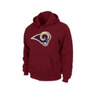 St.Louis Rams Logo Pullover Hoodie RED