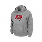 Tampa Bay Buccaneers Logo Pullover Hoodie Grey