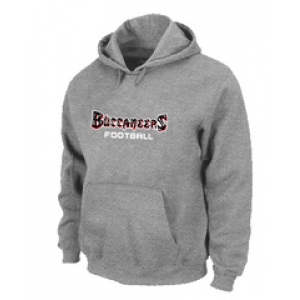 Tampa Bay Buccaneers font Pullover Hoodie Grey