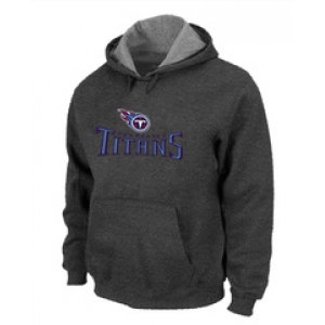 Tennessee Titans Authentic Logo Pullover Hoodie D.Grey