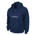 Tennessee Titans Authentic font Pullover Hoodie D.Blue