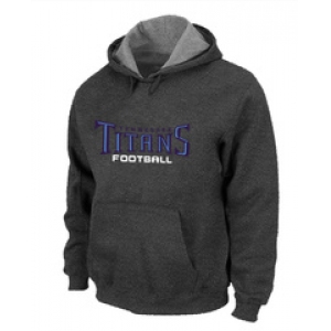 Tennessee Titans Authentic font Pullover Hoodie D.Grey