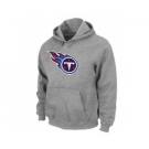 Tennessee Titans Logo Pullover Hoodie Grey