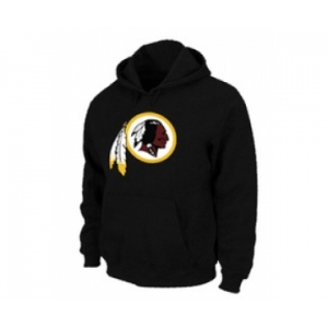 Washington Red Skins Logo Pullover Hoodie black