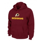 Washington Redskins Authentic Logo Pullover Hoodie RED