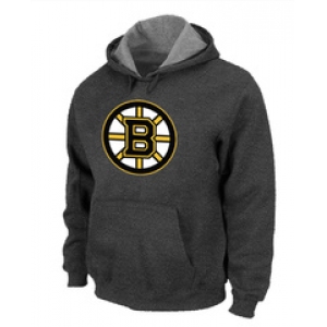 NHL Boston Bruins Big & Tall Logo Pullover Hoodie D.Grey