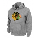 NHL Chicago Blackhawks Big & Tall Logo Pullover Hoodie Grey