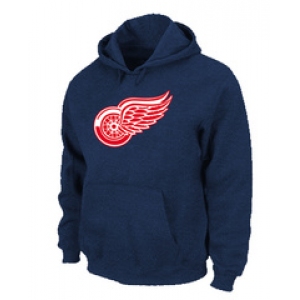 NHL Detroit Red Wings Big & Tall Logo Pullover Hoodie D.Blue