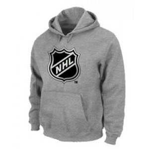 NHL Logo Big & Tall Pullover Hoodie Grey