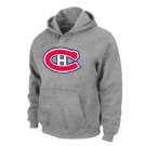 NHL Montréal Canadiens Big & Tall Logo Pullover Hoodie Grey