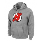 NHL New Jersey Devils Big & Tall Logo Pullover Hoodie Grey