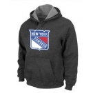 NHL New York Rangers Big & Tall Logo Pullover Hoodie D.Grey