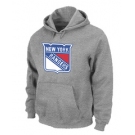 NHL New York Rangers Big & Tall Logo Pullover Hoodie Grey