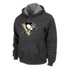 NHL Pittsburgh Penguins Big & Tall Logo Pullover Hoodie D.Grey