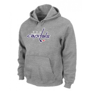 NHL Washington Capitals Big & Tall Logo Pullover Hoodie Grey