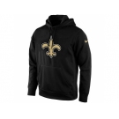 Men's New Orleans Saints Nike Black KO Logo Essential Hoodie 2