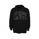 New Orleans Saints Black Touchback VI Full Zip Hoodie