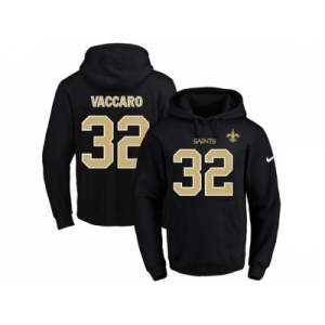 Nike New Orleans Saints #32 Kenny Vaccaro Black Name & Number Pullover NFL Hoodie