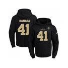 Nike New Orleans Saints #41 Alvin Kamara Black Name & Number Pullover NFL Hoodie