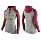 Women Nike New Orleans Saints Performance Hoodie Grey & Red