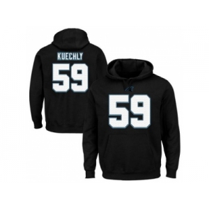 Carolina Panthers #59 Luke Kuechly Black Majestic Eligible Receiver II Name & Number NFL Hoodie
